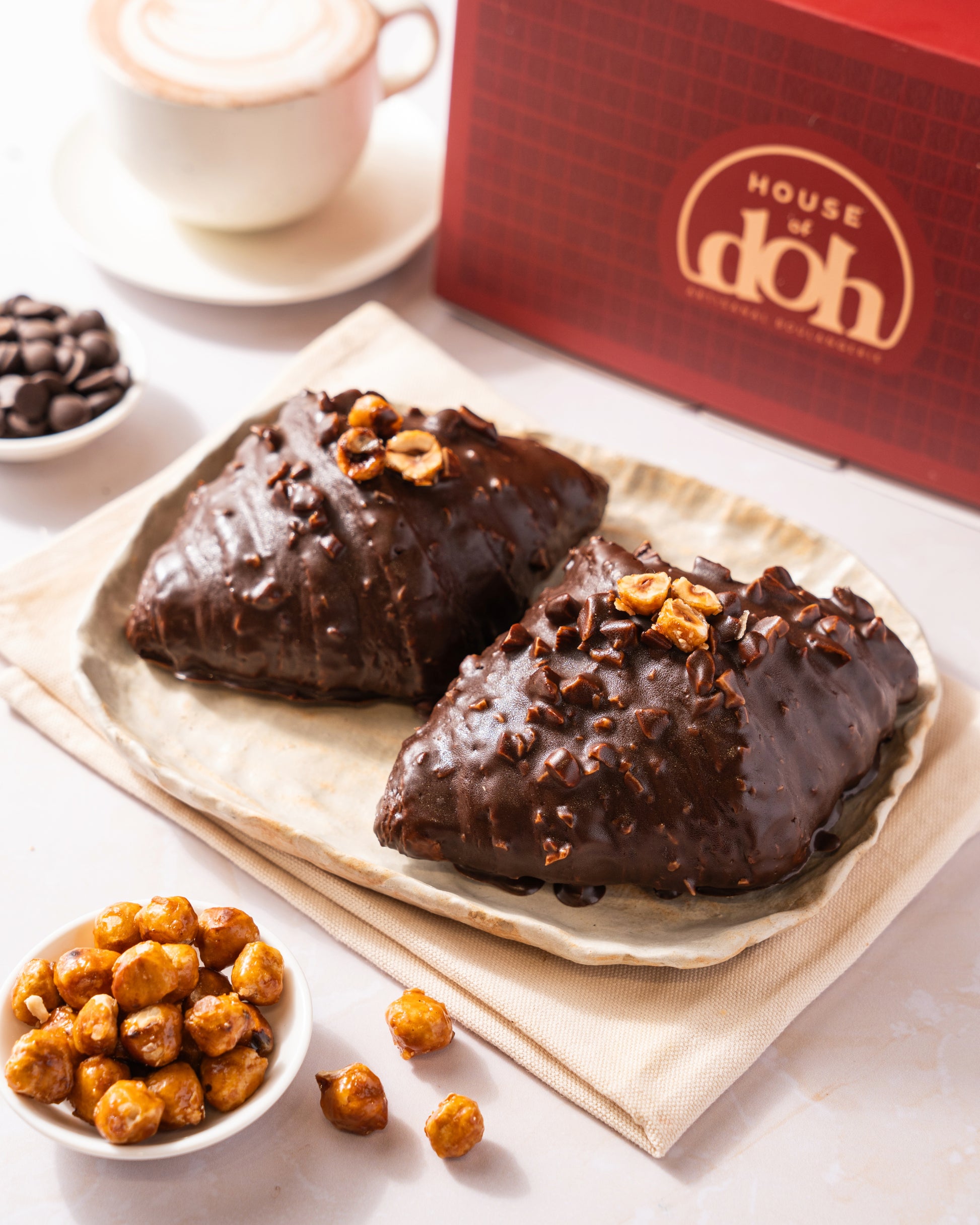 Hazelnut Rocher Croissant