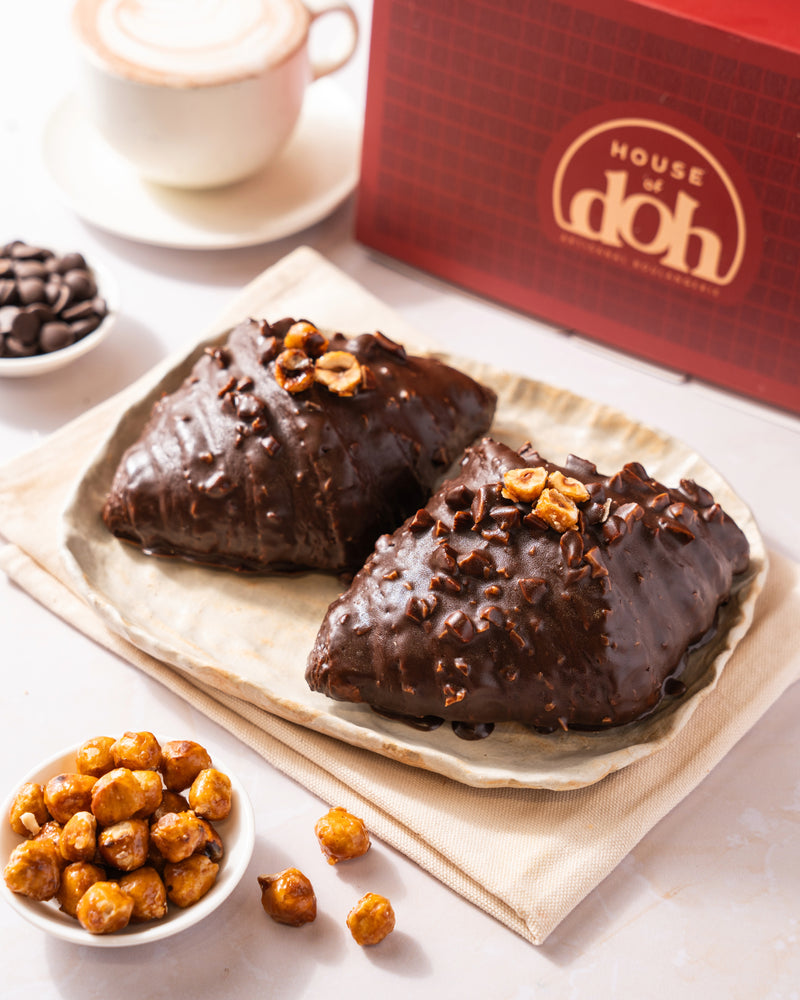 Hazelnut Rocher Croissant