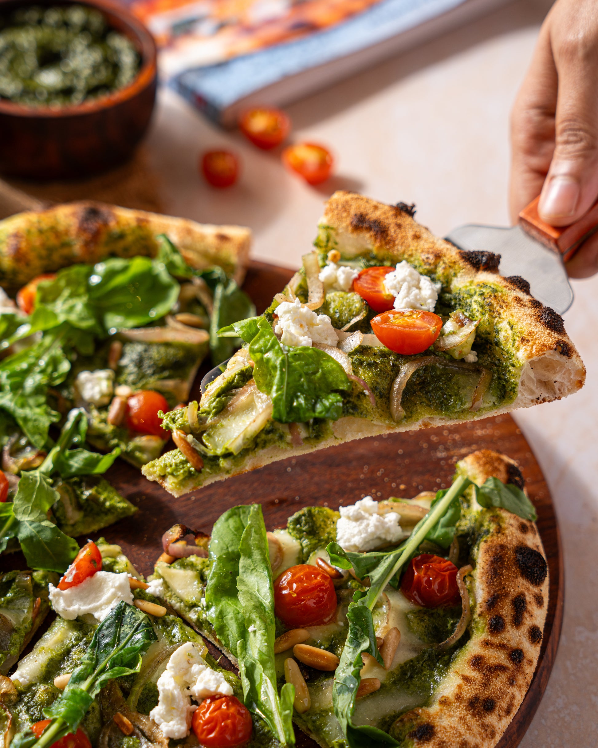 The House Pesto Pizza
