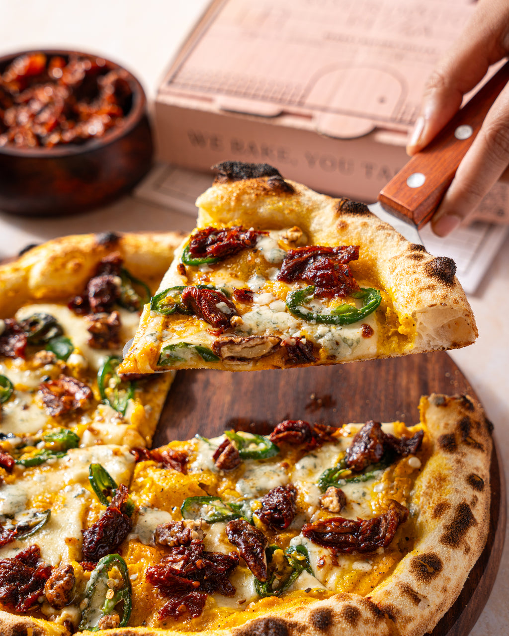 Pumpkin & Blue Cheese Pizza