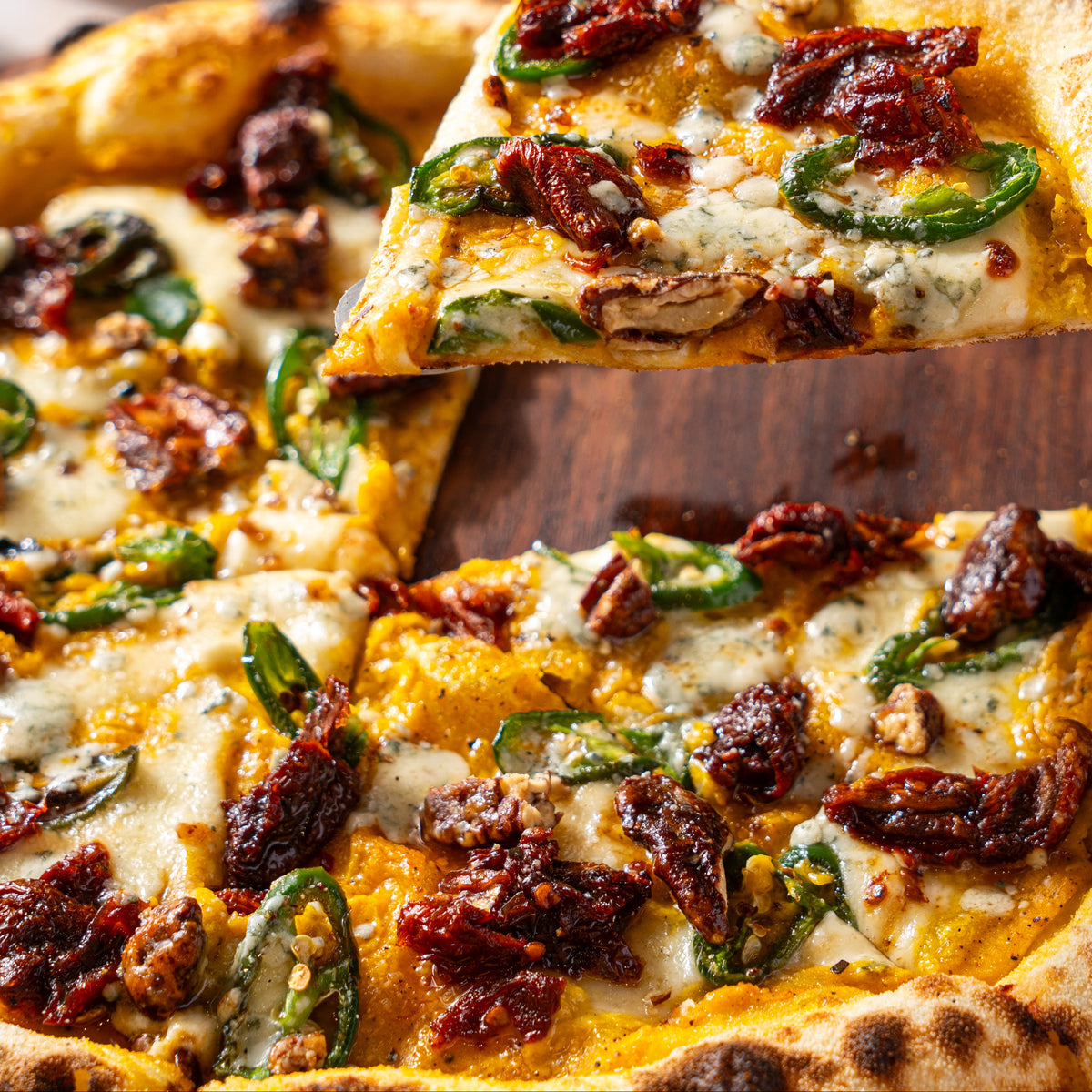 Pumpkin & Blue Cheese Pizza